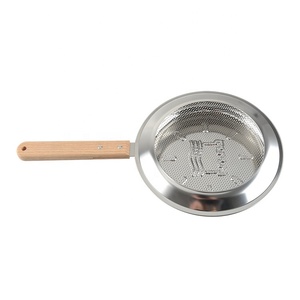 Celldeal — filet de grains de <span class=keywords><strong>café</strong></span> en acier inoxydable, Style coréen, avec poignée en bois, Cage de cuisson pour grains - Product Image 1