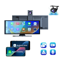 Nuevo Reproductor Multimedia Portátil de 11.26 Pulgadas con Carplay y Android Auto Inalámbrico, Navegación en Línea, Resolución 4k+1080p