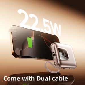 Modello privato di fabbrica PD22.5W tipo-C uscita di ingresso Super veloce ricarica Mobile Power Bank capacità 10000mAh con Display a LED - Product Image 2