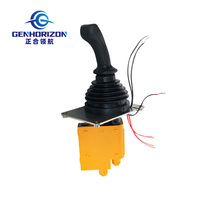 Vanne pilote hydraulique Genhorizon DXS-00 10,3 kg, commande à levier unique, montage à bride à 45 degrés, pièces pour chargeuses sur pneus