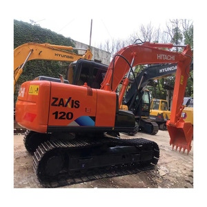 Excavadora hidráulica de cadenas Hitachi ZX120 usada, original, en buen estado y con apariencia limpia, en venta. - Product Image 1