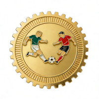Épingles de chapeau de football personnalisées, fabricant d'épingles en émail dur, épingles de revers, broches personnalisées avec logo, épingles de défi