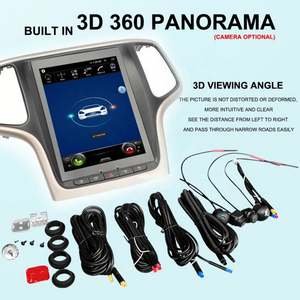 Lecteur vidéo de voiture Android 13 avec écran Tesla 8+256G pour Jeep Grand Cherokee 2014 2015 2016, autoradio, GPS, système multimédia - Product Image 3