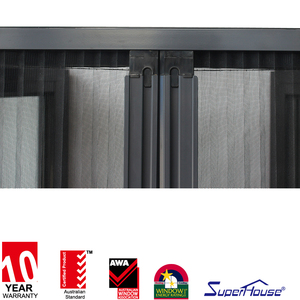 2 Panel Nhôm Cửa Sổ Kính NFRC AS2047 Cửa Sổ Tiêu Chuẩn Với Flyscreen - Product Image 4