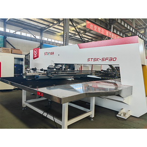 Punzonadora de torreta <span class=keywords><strong>Cnc</strong></span> de placa de acero inoxidable, maquinaria punzonadora <span class=keywords><strong>Cnc</strong></span>, torreta a la venta - Product Image 2