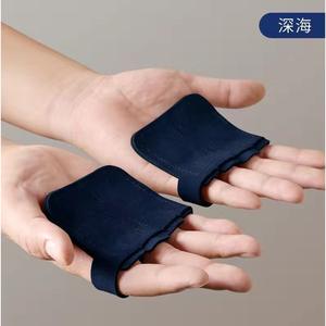 Ztc478 ถุงมือหนังแบบครึ่งนิ้วสำหรับยกน้ำหนัก ฟิตเนส รองรับการจับยึด ใช้ได้ทั้งชายและหญิง ทนทานต่อการสึกหรอ ดีไซน์กันลื่น - Product Image 4