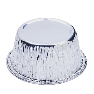 Contenants en aluminium argentés de 86 mm, 100 ml, 3 oz, 3 pouces pour gâteaux, petits moules en aluminium, vente chaude - Product Image 3