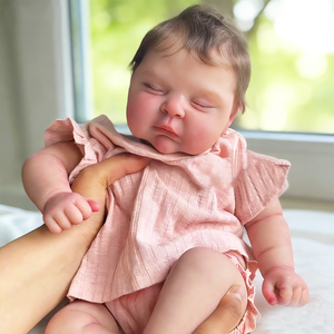 20 Zoll lebensechte, niedliche, weiche Prinzessinnen-Reborn-Babypuppen, Ganzkörper-Mode-Set, Kleinkind-Neugeborenenpuppen für kleine Mädchen - Product Image 2