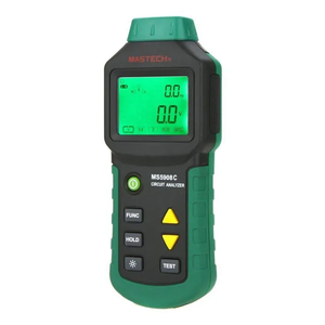 MASTECH ms5908c LCD mạch phân tích Tester với điện áp gfci RCD Tester dây ngắt mạch finders Tester công cụ - Product Image 2