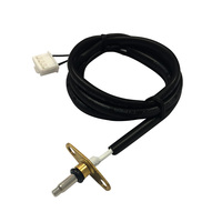 Penjualan Terbaik pemanas dengan termistor Ntc100k Sensor termistor kabel Pvc tipe flensa Gas Sensor suhu air