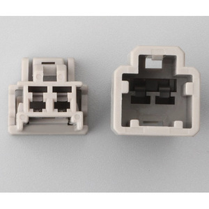 Conector de bloqueo de maletero de 2 pines y 2,2 mm, de plástico gris, para coche, con terminaciones macho y hembra - Product Image 3