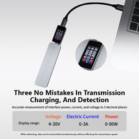 Testeur de tension et de courant USB Type C multifonctionnel, testeur de charge rapide, protocole QC PD pour téléphone portable, ordinateur portable
