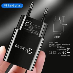 Chargeur rapide 2025 QC3.0 pour téléphone portable, 18W, prise US/EU, chargeur mural rapide pour iPhone pour Huawei - Product Image 5