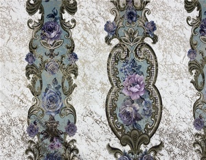 Tissu avec imprimés de fleurs, pots de fleurs marocaines, tapisserie pour hometextile, nouvelle collection - Product Image 4