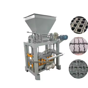 QTJ4-35B Pakistan <strong>Concrete</strong> Brick Making Machine <strong>Price</strong> <strong>List</strong> /Portable <strong>Block</strong> Making Machine /Brick Building Machine - Product Image 4