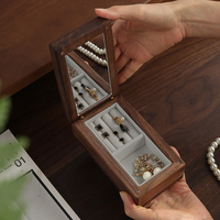 Boîte de rangement de bijoux en bois artisanal pour cadeaux et artisanat en bois Boîtes en bois et collection de panneaux muraux
