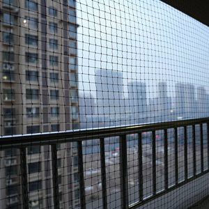 Bền nylon PE + Dây thép mèo bảo vệ ban công mạng lưới an toàn tùy chỉnh cắt hàng rào với vật liệu nhựa chống rách - Product Image 1