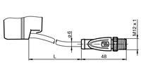 Encodeur Rotatif Incrémental TVI40N-09TK0T6TN-01024 à Arbre Plein, Échantillonnage Photoélectrique 4,75 V ... 30 V Push-pull