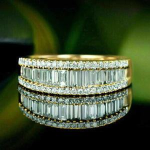 Anello da donna geometrico quadrato, elegante, chic, minimalista, alla moda, per l'ufficio, gioielli, regalo per feste - Product Image 1