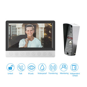 1.3MP visiophone wideodomofon avec moniteur 7 pouces carte à PUCE de contrôle d'accès mots de passe déverrouiller - Product Image 4