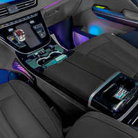 Reposabrazos para Coche con Compartimento Central Perforado, Caja de Almacenamiento, Accesorios de Modificación Interior, Caja de Almacenamiento para Reposabrazos de Coche