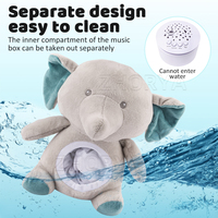 Jouets en peluche éducatifs Zhorya, jouets pour apaiser le sommeil des bébés, éléphant musical, peluche douce pour bébé, jouets de projection pour le confort des bébés