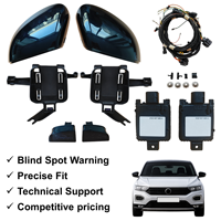 Système d'assistance au changement de voie et de détection d'angle mort Side Assist pour T-Roc avec capteurs radar BSD