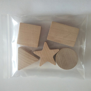 Chất lượng cao Montessori trẻ em Đồ chơi giáo dục vòng tròn bằng gỗ hình chữ nhật tam giác khối vuông cho trẻ em chơi và học tập - Product Image 2