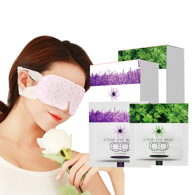 Customized Best Gentle Instant Self Heating Eye Mask Warm Heat Hot Compress Eye Patch Disposable Steam Eye Mask
