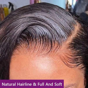 <span class=keywords><strong>Cabello</strong></span> Virgen Brasileño Negro Natural para <span class=keywords><strong>Corte</strong></span> <span class=keywords><strong>de</strong></span> Peluca, 130g, para Encaje HD Transparente, Pre-Desplumado, Bob <span class=keywords><strong>Corto</strong></span> y Liso - Product Image 5