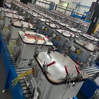 Sistem Konveyor Sabuk Modular untuk Aliran Produksi Lini Perakitan Semi-Otomatis Efisiensi Tinggi Kecepatan Dapat Disesuaikan