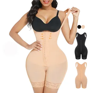 5XL BBL FAJAS Waistdear Wholesale Women Shapewear Tummy Control Detachable Shoulder Strap Full Body Shaper Butt Lifter Shaper