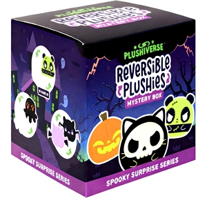 Caja Misteriosa de Peluche Reversible de la Serie <span class=keywords><strong>Sorpresa</strong></span> de Halloween, Ecológica y Biodegradable, de 3 Pulgadas, con <span class=keywords><strong>Detalles</strong></span> Bordados, Adorable - Product Image 1