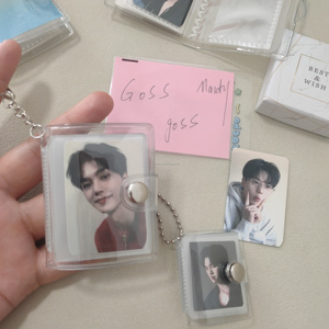 <span class=keywords><strong>Japon</strong></span> et Corée petit style simple frais transparent 1 pouce 2 pouces kpop star album photo porte-clés pendentif créatif pour les fans de Kpop - Product Image 4