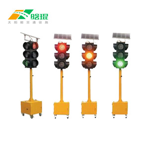 Semáforo Portátil Solar con Pantalla LED, Lámpara de Señalización de Advertencia para Obras Viales - Product Image 3