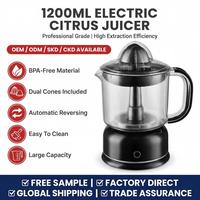 Elektrische draagbare citruspers blender 1200ml capaciteit AC motor stille multifunctionele milieuvriendelijke slowjuicer smoothie