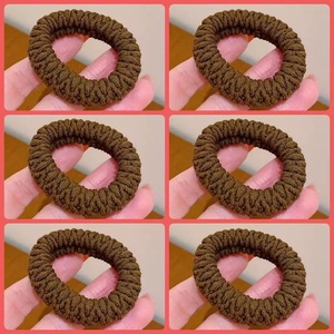 2026 Hot Selling Multiple Models Thick Style Versatile Simple Rubber Band Girl's Hair Accessory Fashionable Jewelry Wholesale - Product Image 3