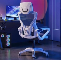 Chaise de bureau ergonomique confortable et abordable avec soutien lombaire, chaise de direction ergonomique avec appui-tête, chaise de jeu