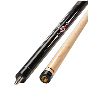 Profesional económico estándar partido <span class=keywords><strong>Fury</strong></span> Snooker Cue junta de acero inoxidable ébano trasero 3/4 ceniza madera antebrazo 145cm longitud 1 pieza - Product Image 4