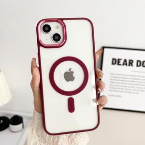 <span class=keywords><strong>Custodia</strong></span> per telefono trasparente in cristallo di ricarica Wireless magnetica di fabbrica Cover trasparente per telefono per PC per <span class=keywords><strong>custodia</strong></span> <span class=keywords><strong>Apple</strong></span> Iphone <span class=keywords><strong>11</strong></span> 12 13 15 14 - Product Image 6