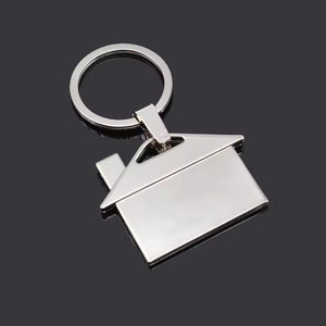 Nuevo Producto 2025, Llavero Personalizado con Forma de Casa Metálica, Regalo de Inauguración de Casa, Regalos para Agentes Inmobiliarios, Llavero con Forma de Casa - Product Image 4