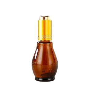Flacon compte-gouttes <span class=keywords><strong>en</strong></span> verre ambré de 10ml 20ml <span class=keywords><strong>en</strong></span> forme de <span class=keywords><strong>gourde</strong></span> unique personnalisé - Product Image 1