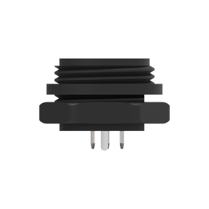 Rear Lock Mini Din 6Pin Female DIP Type Brass Connector Industrial Electronic Use - Product Image 4
