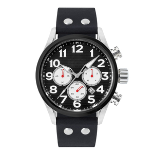 Mode Sport grande taille hommes montres bracelet en caoutchouc 10ATM étanche <span class=keywords><strong>Chrono</strong></span> montres pour hommes montre calendrier U2996 - Product Image 2