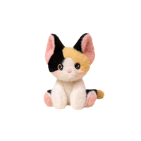 Peluche chat noir et blanc style smoking, douce et rembourrée, pour machine à griffes et centre de jeux d'arcade, stock en gros