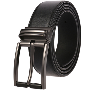 Ceinture en cuir véritable <span class=keywords><strong>pour</strong></span> homme LY35-000012-3, vente directe d'usine, boucle à ardillon, ceinture décontractée de mode coréenne avec boucle à <span class=keywords><strong>aiguille</strong></span> - Product Image 4