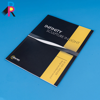 Impression offset personnalisée Brochure Livret Papier d'art Papier couché Panneau duplex Reliure parfaite Bienvenue OEM/CUSTOM