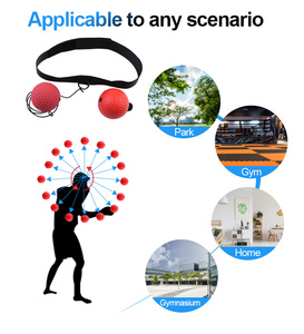 Nouveau produit vitesse sport entraînement poinçon combat réagir tête balle boxe réflexe balles avec bandeau - Product Image 6