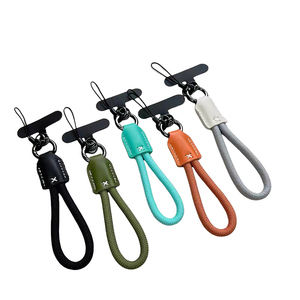 Tay cổ tay Keychain ngắn dây đeo cổ tay dây buộc cho các phím đầy màu sắc chủ máy ảnh điện thoại thông minh điện thoại cổ tay Keychain - Product Image 3