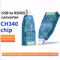 Compatibilidad V2.0 Estándar A Módulo de placa de conector Industrial USB a RS485 Convertidor Protección de actualización Convertidor RS232